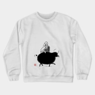 Laozi Riding Ox Crewneck Sweatshirt